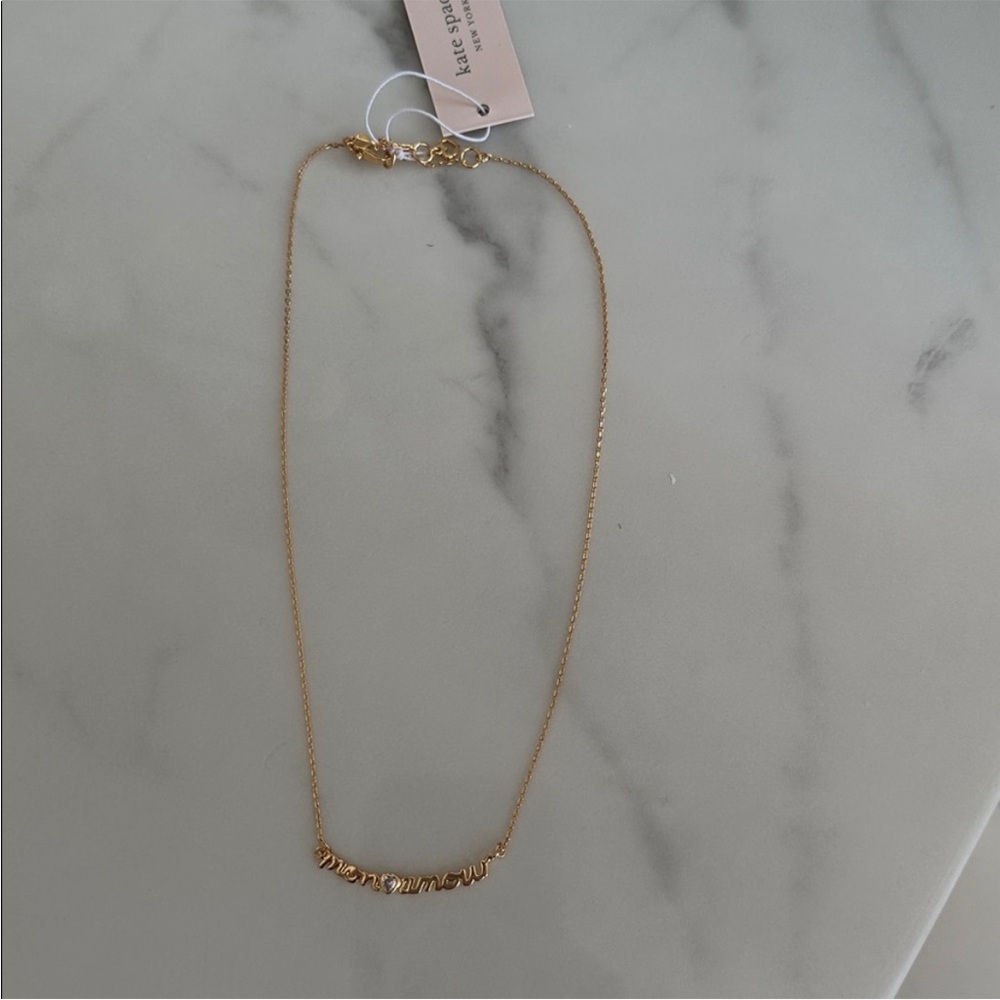 Kate Spade Gold Mon Amour Necklace - Picture 3 of 5